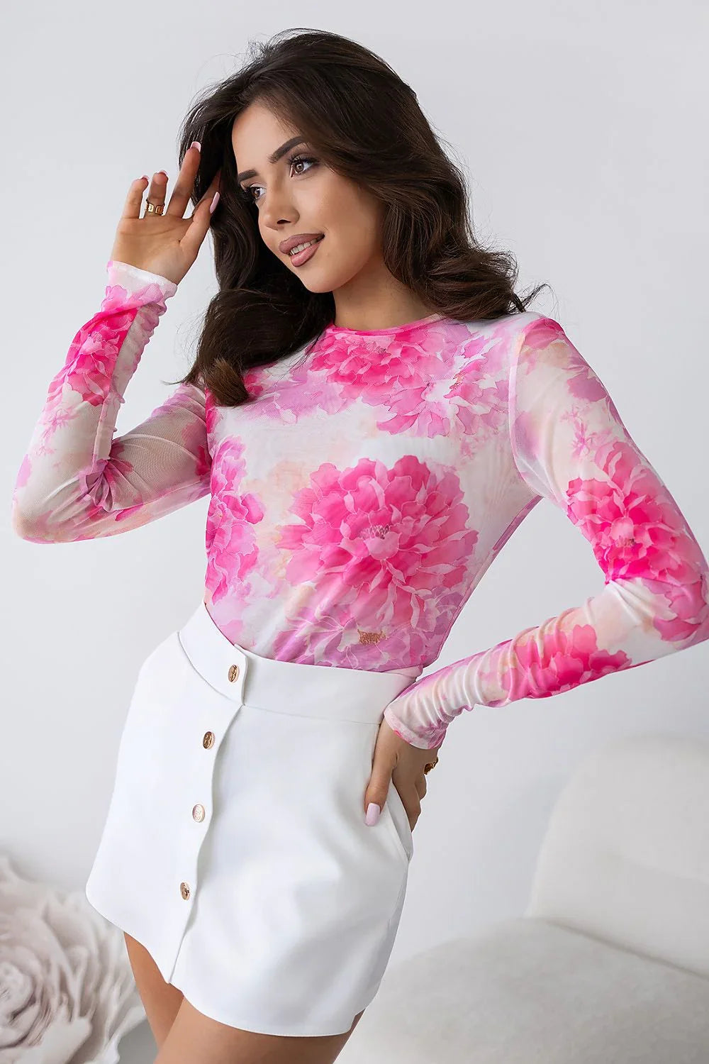 Women Blouse – Stretchable – Long Sleeve - Multicolor