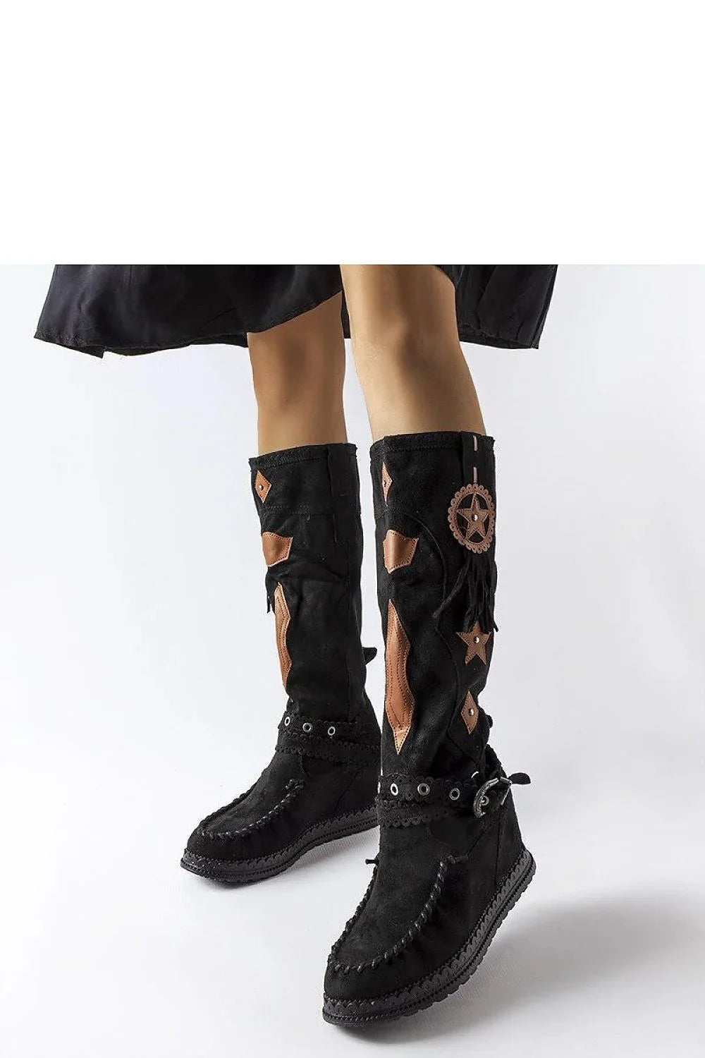 Women Buskin Boots - High Block Shoes