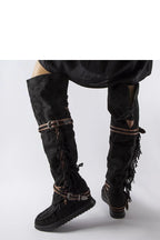 Women Buskin Boots - High Platform Shoes