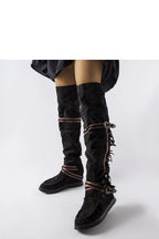 Women Buskin Boots - High Platform Shoes