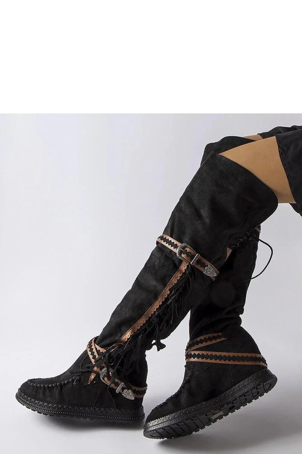 Women Buskin Boots - High Platform Shoes
