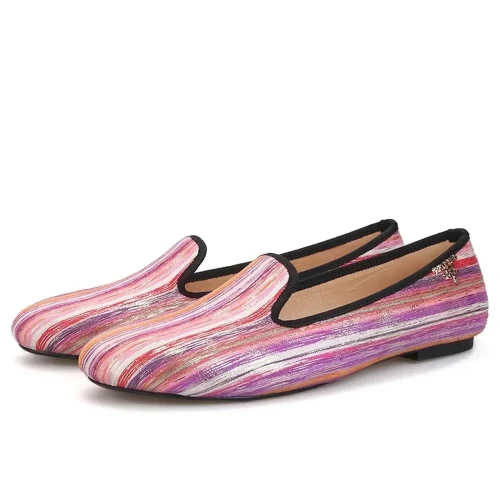 Women Casual Slipper Loafers - Slip-On Flat Shoes