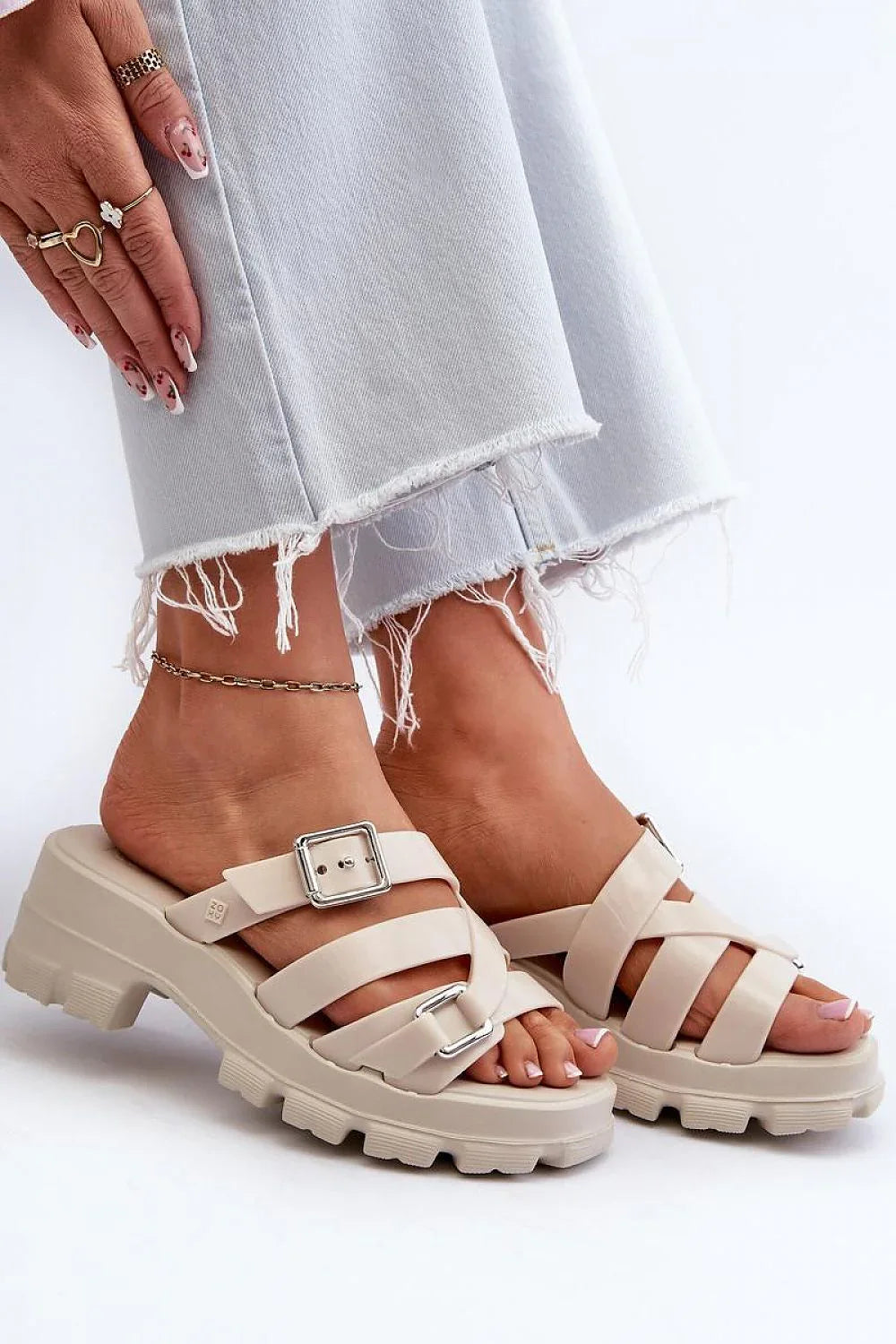 Women Eco Platform Flip Flops