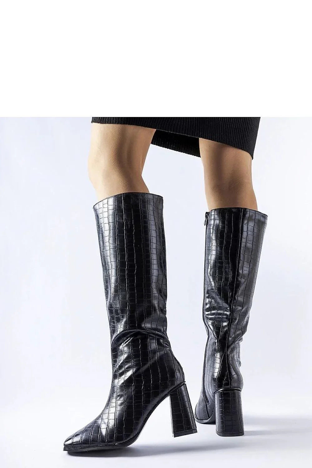 Women Heel Boots - High Block Shoes