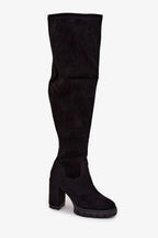 Women Heel Boots - High Block Shoes