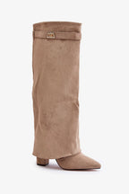 Women Heel Boots - High Block Shoes