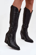 Women Heel Boots - High Block Shoes