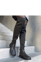 Women Heel Boots - Low Block Shoes