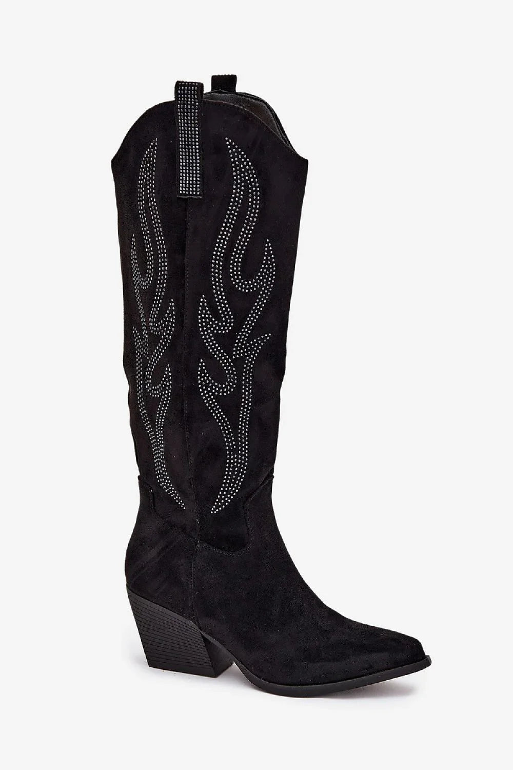 Women Heel Boots - Mid Block Shoes