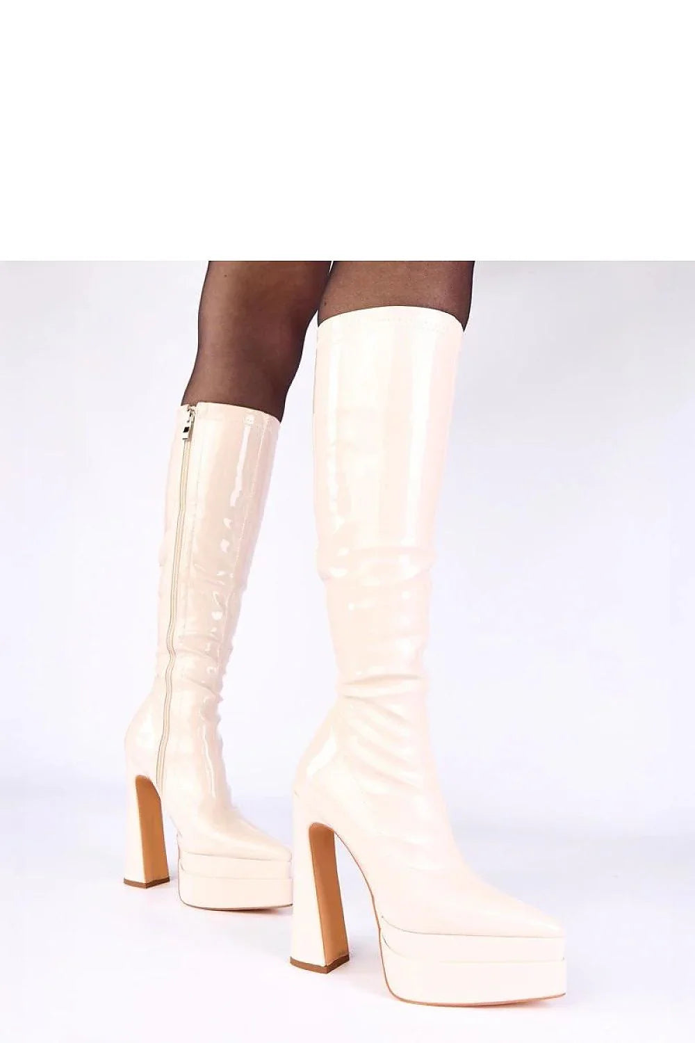Women Heel Boots - Very High Block Shoes