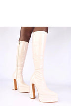 Women Heel Boots - Very High Block Shoes