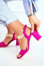 Women High Block Heel Party Sandals