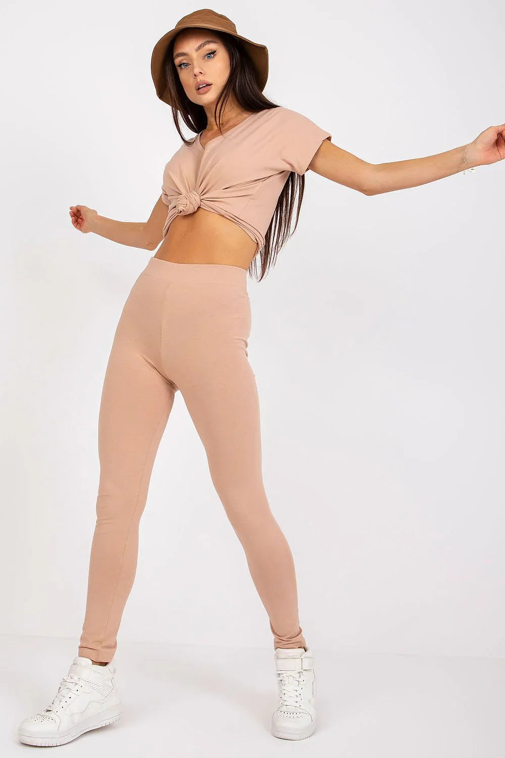 Women High Waisted Long Casual Leggings – Skinny Fit