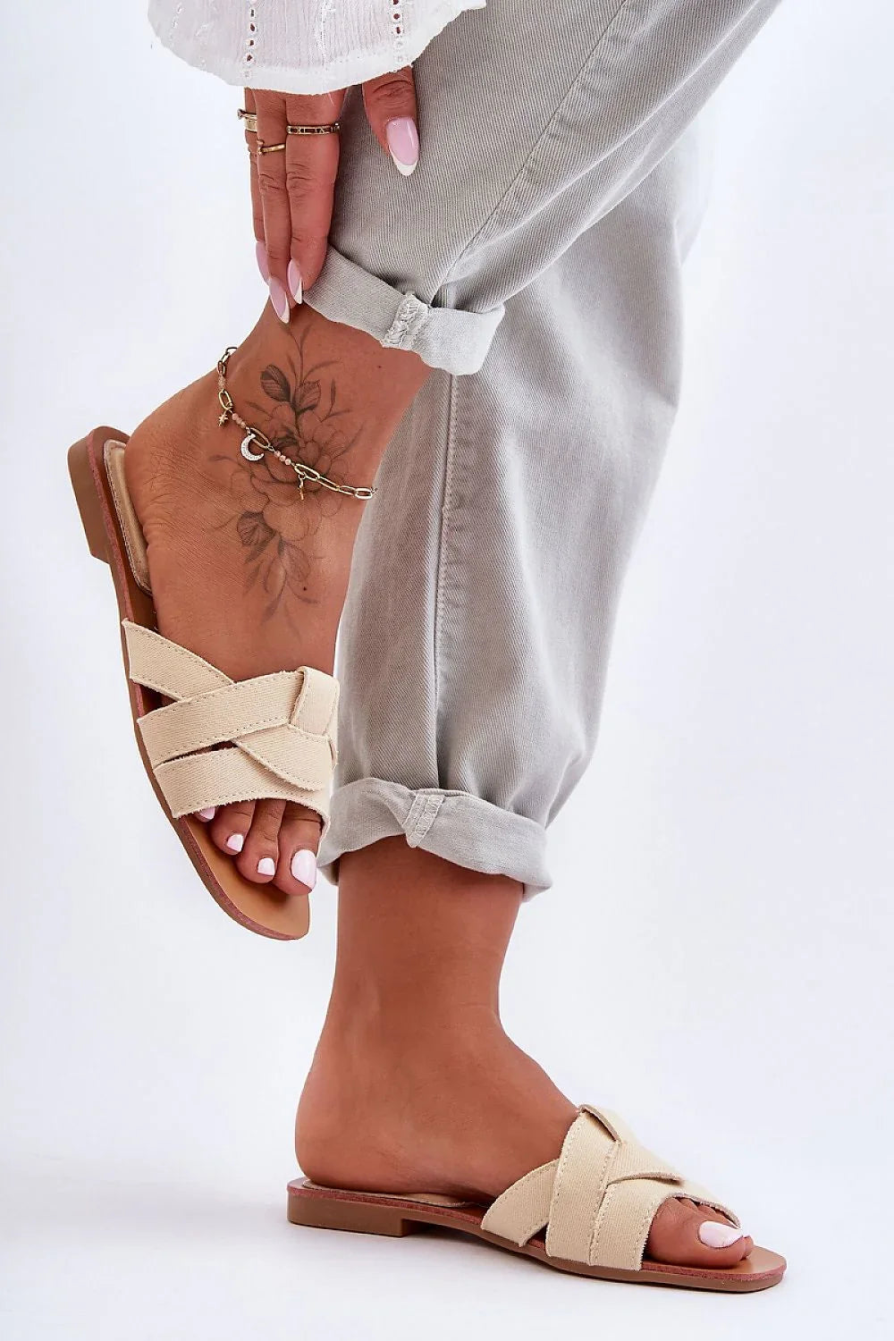 Women Multi-Strap Walking Flip Flops