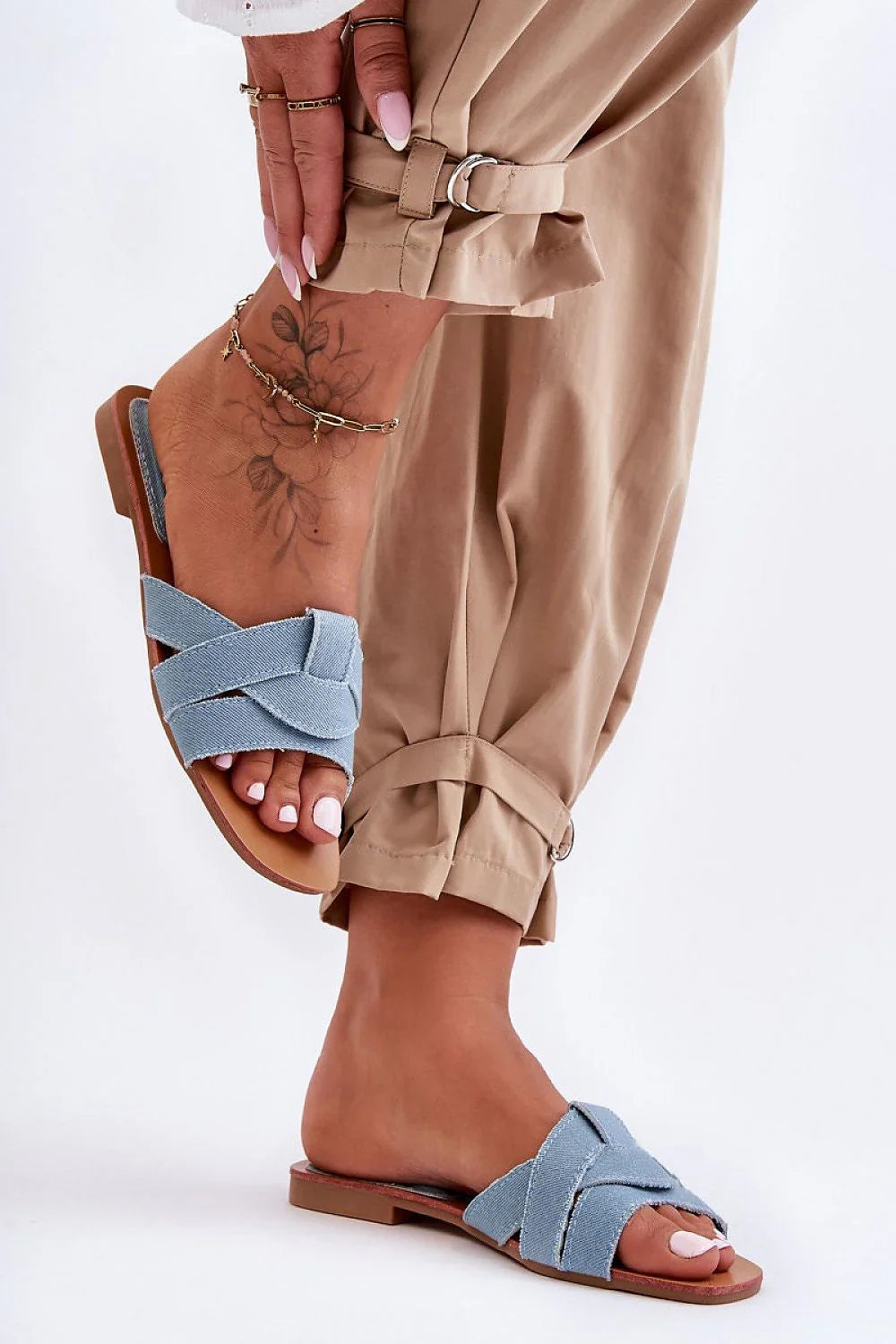 Women Multi-Strap Walking Flip Flops