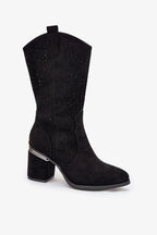 Women Open Work Boots - High Block Shoes