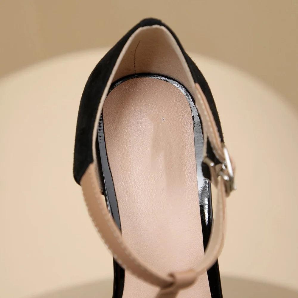 Women Sandals, Pointed Toe, Leather