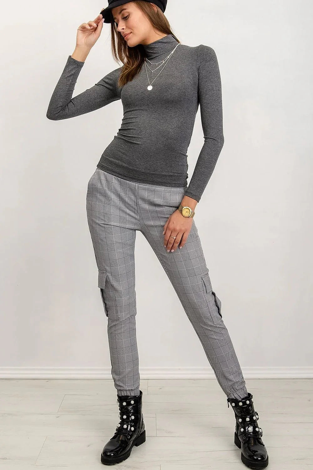 Women Slim Viscose Turtleneck Sweater