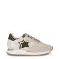 Women Sneakers - Athletic Platform Retro Low-Top Sneakers Shoes