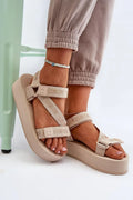 Women Strappy Platform Resort Sandals