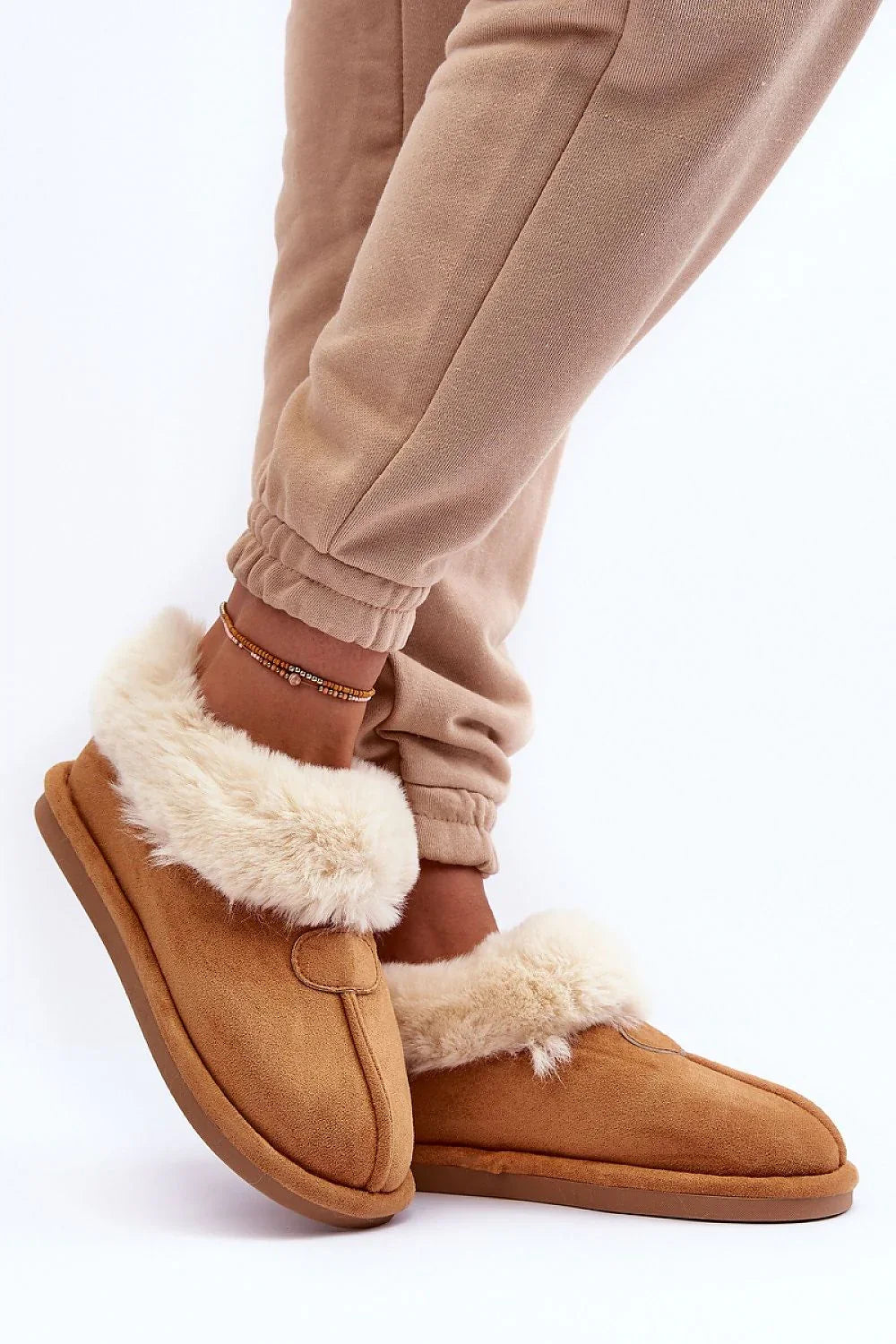 Women Suede Insulated House Slippers