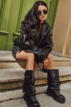 Women Thigh High Boots - High Platform Shoes