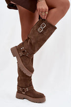 Women Thigh High Boots - High Platform Shoes