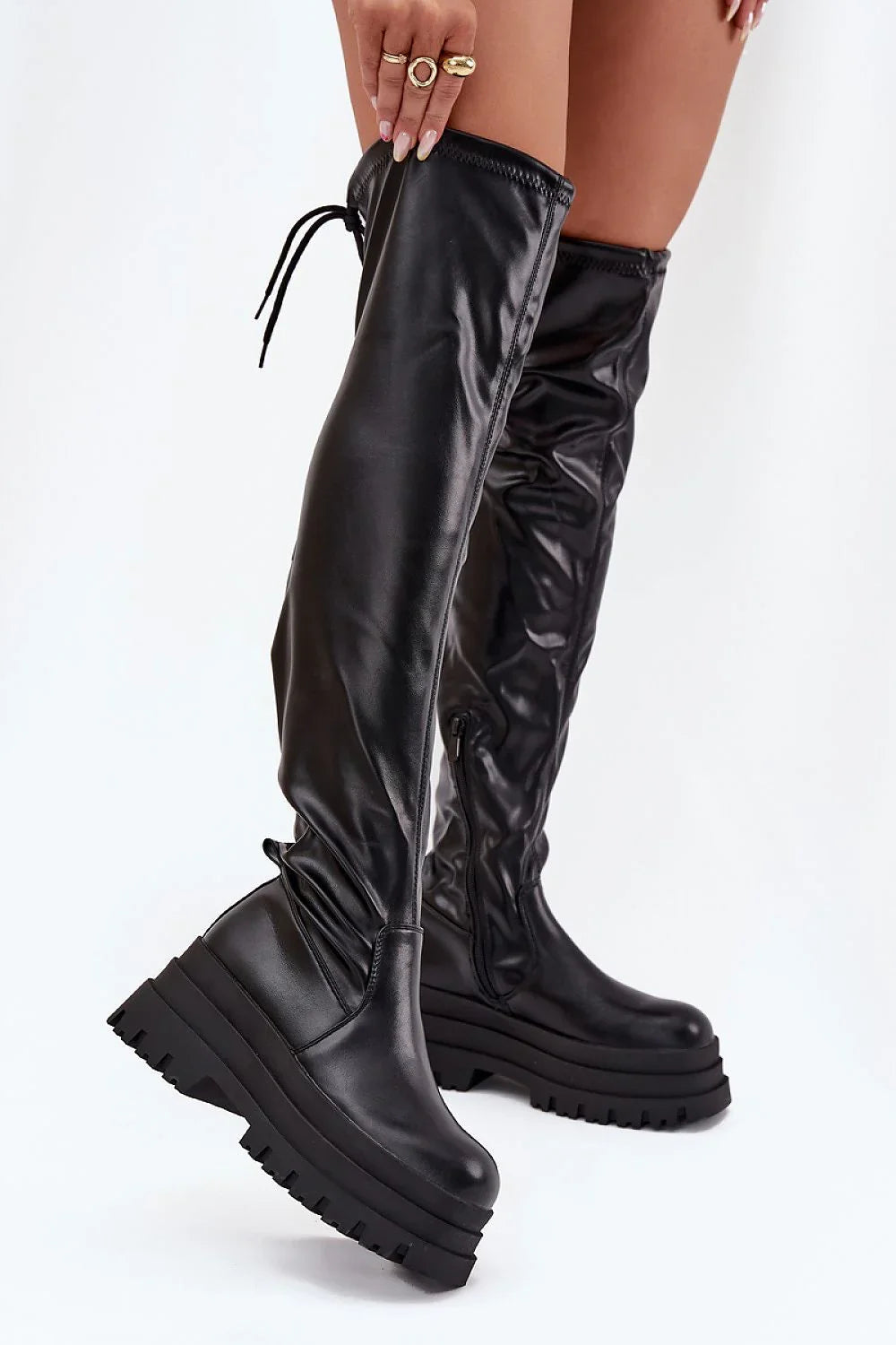 Women Thigh High Boots - High Platform Shoes