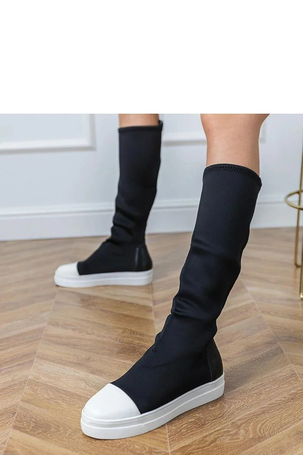 Women Thigh High Boots - Low Platform Shoes
