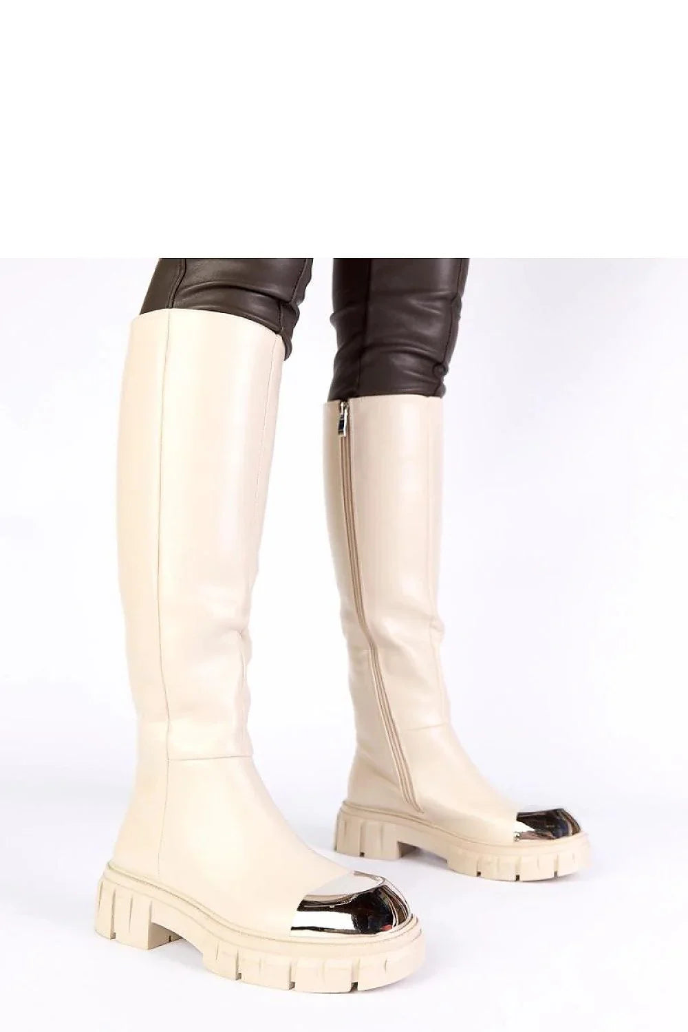 Women Thigh High Boots - Mid Block Shoes