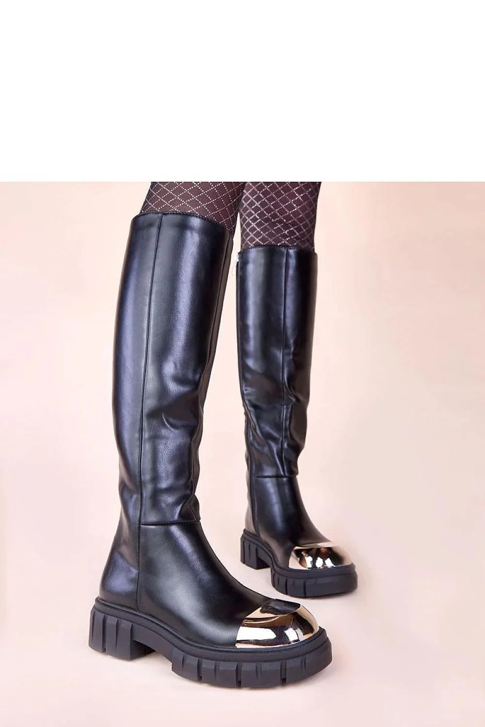 Women Thigh High Boots - Mid Block Shoes