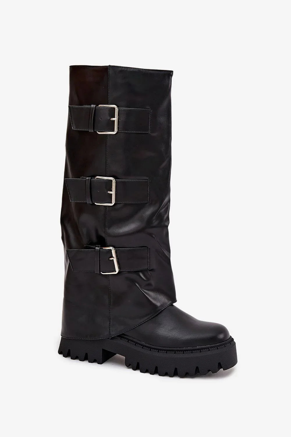Women Thigh High Boots - Mid Platform Shoes