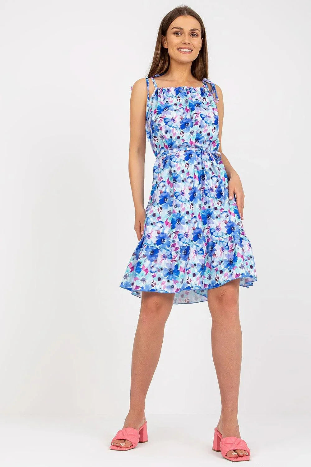 Women's Above Knee Day Dress – Regular Fit With Sleeveless