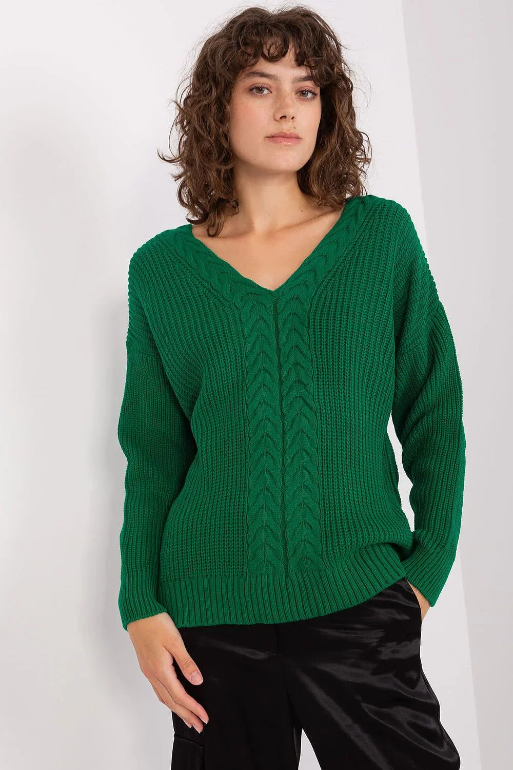 Women's All Season V Neck Pullover Sweater