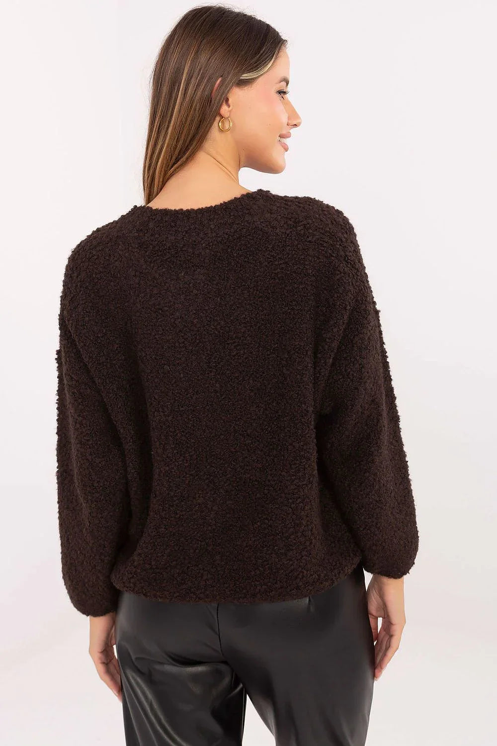 Women's Boucle Zip Cardigan Sweater