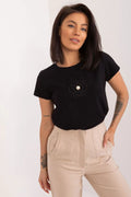 Women's Casual Blouse - Embroidered Waist Length