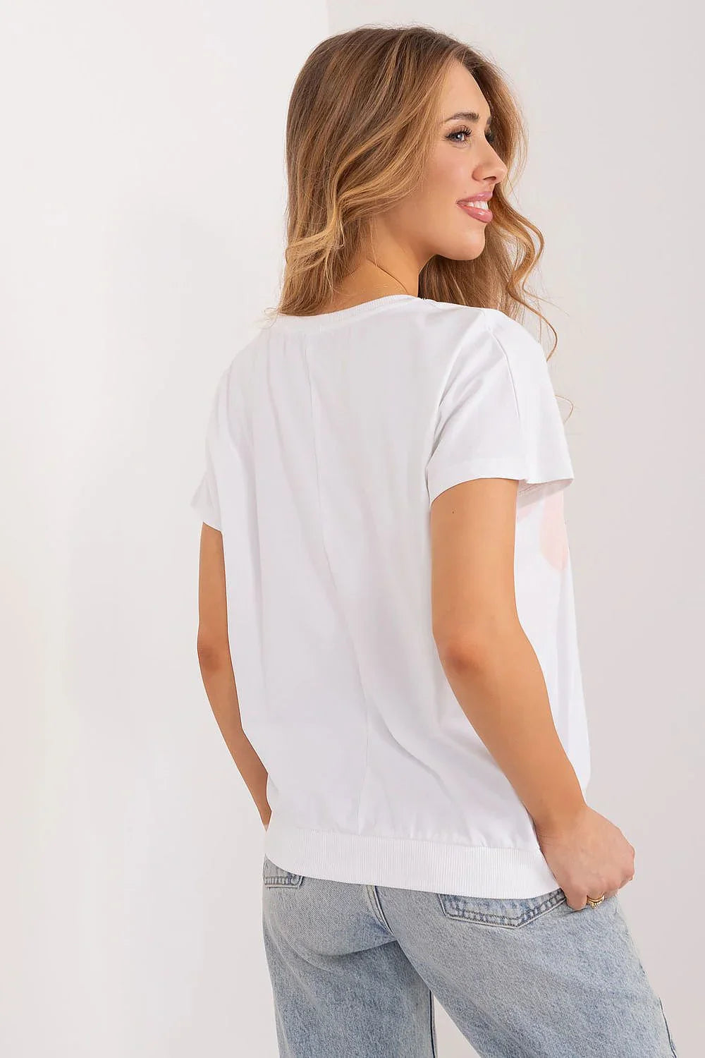 Women's Casual Blouse - Floral Hip Length