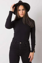 Women's Casual Blouse - Solid Waist Length