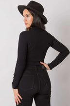 Women's Casual Blouse - Solid Waist Length