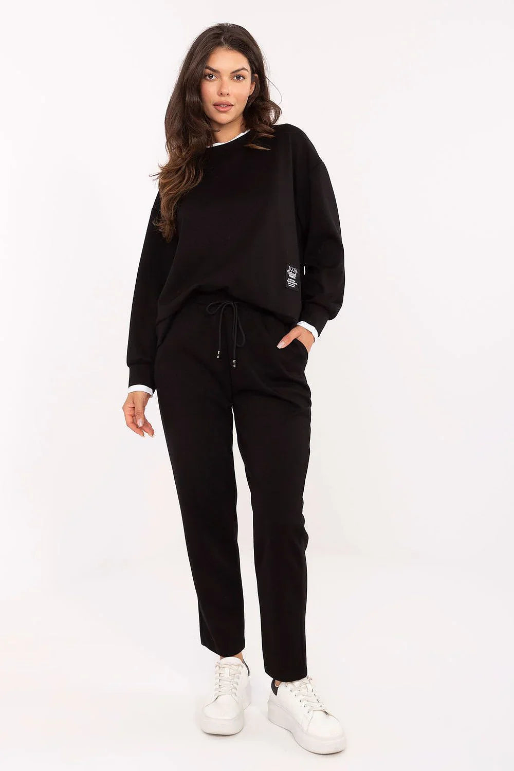 Women’s Chic Sweatshirt and Straight Leg Pants Set