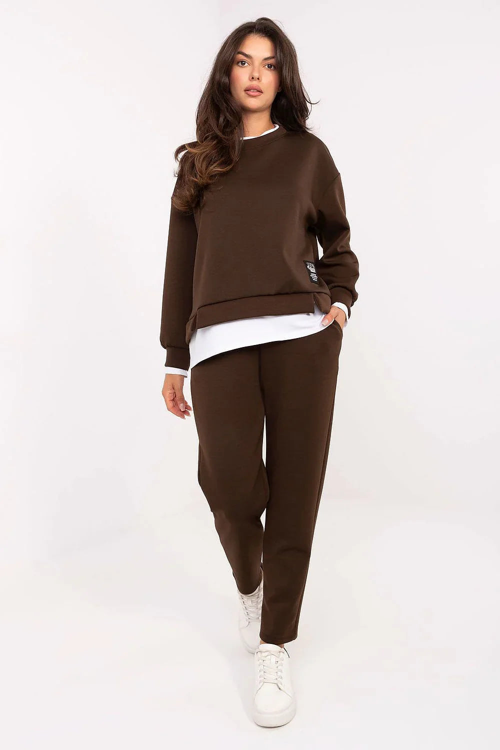 Women’s Chic Sweatshirt and Straight Leg Pants Set