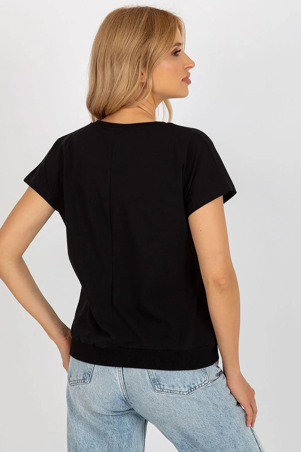 Women's Cotton Blouse - Floral Hip Length