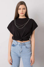 Women's Cotton Blouse - Solid Hip Length