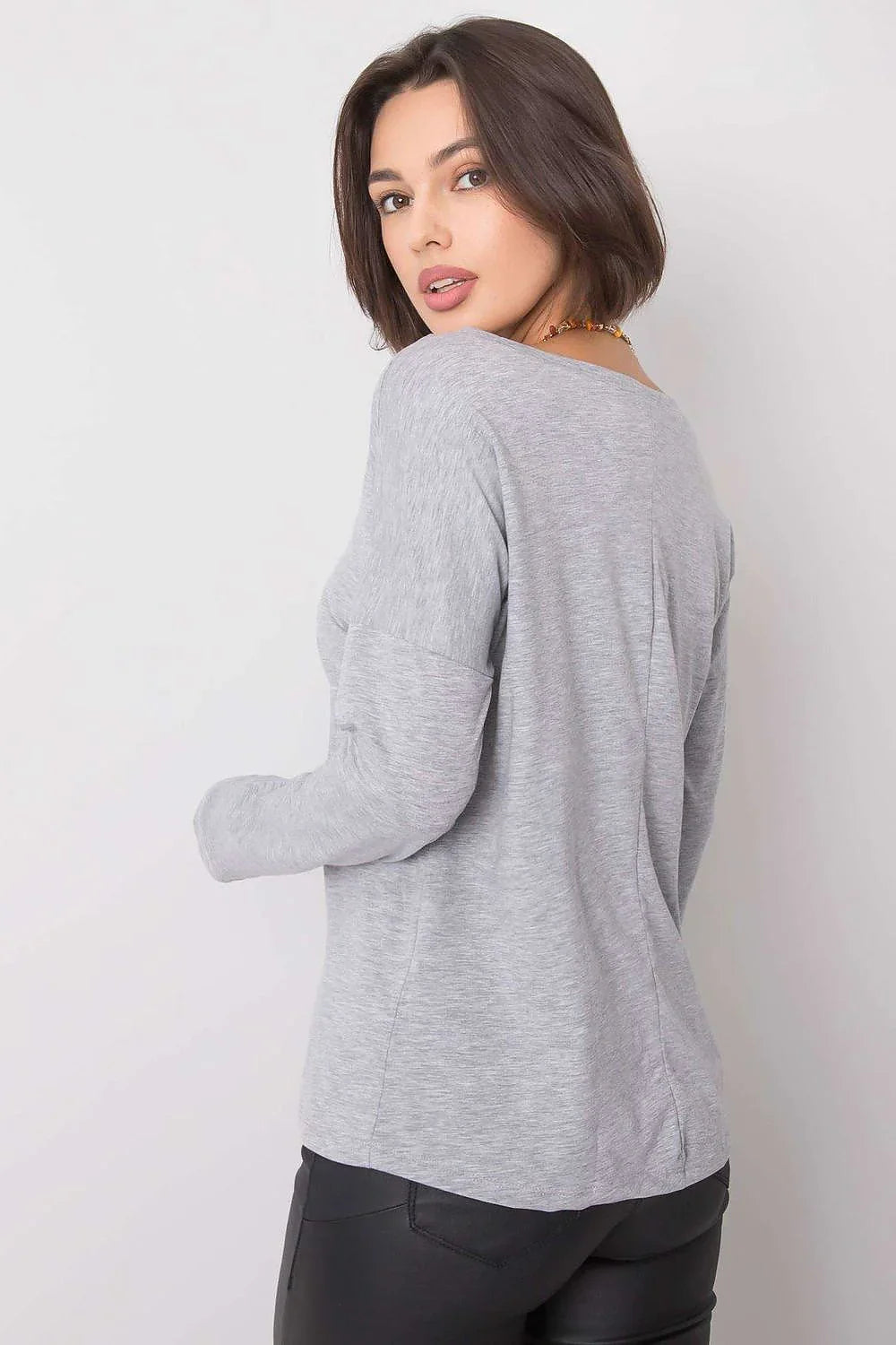 Women's Cotton Blouse - Solid Waist Length