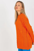 Women's Cozy Longline Cable Pullover Sweater