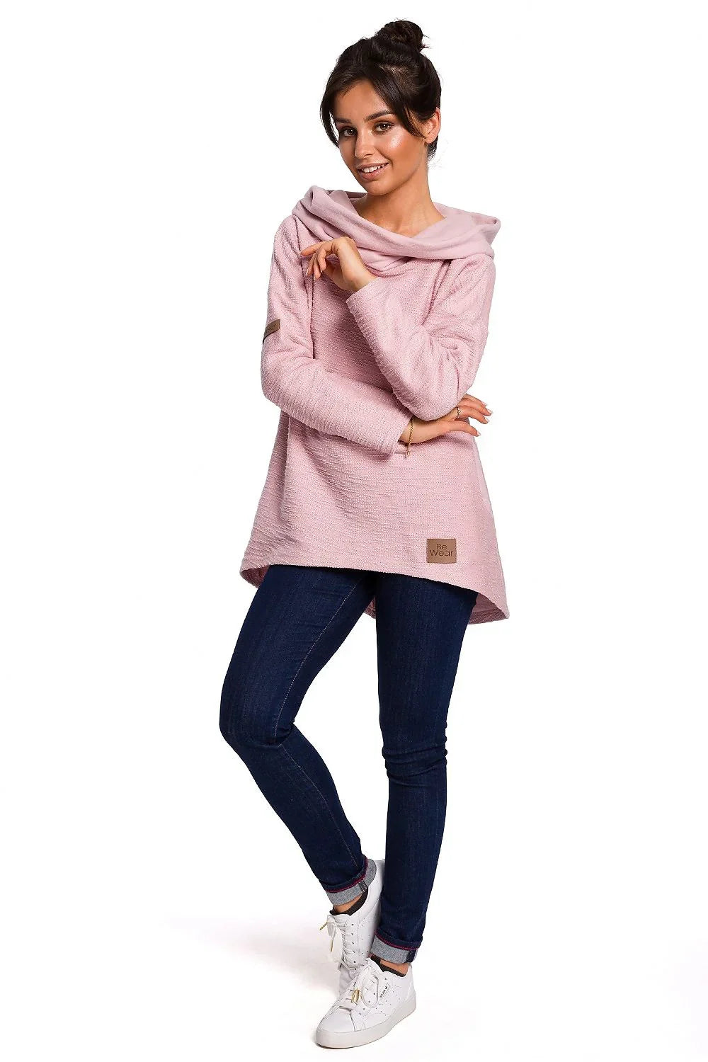 Women's Hoodie - Funnel/Scuba Hood With Relaxed Fit