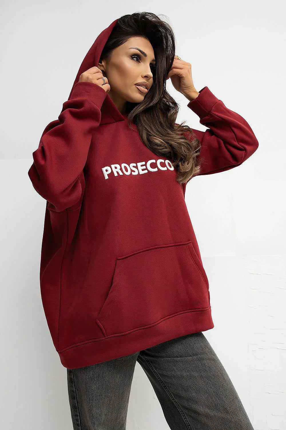 Women's Hoodie - Hooded With Oversized Fit