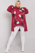Women's Hoodie - Hooded With Oversized Fit