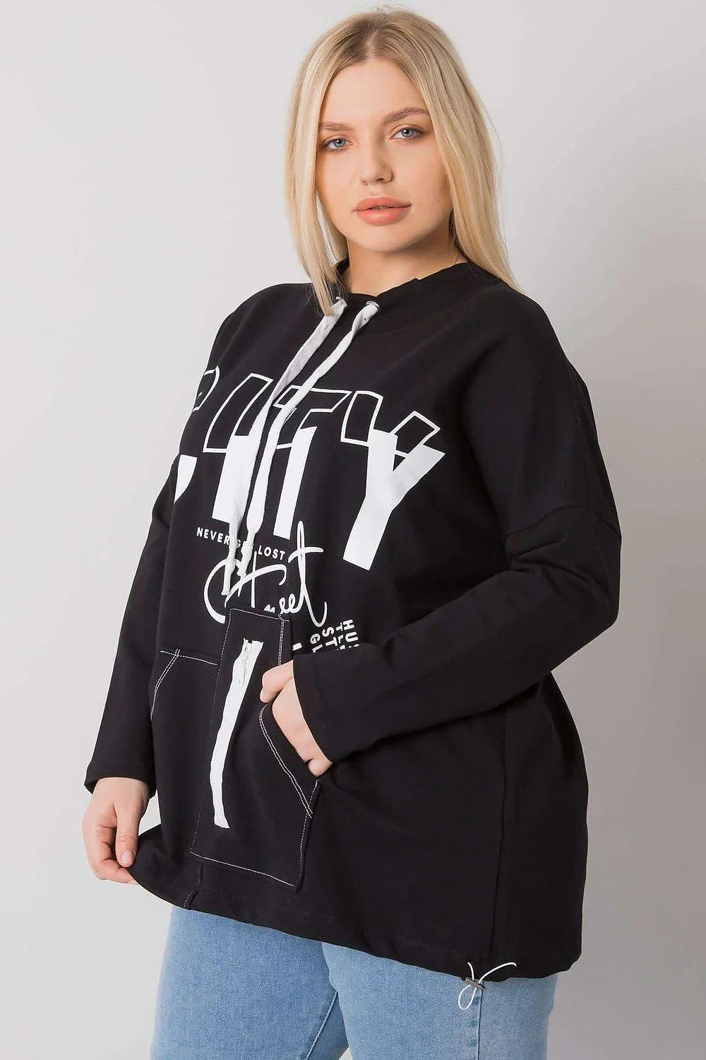 Women's Hoodie - Hooded With Oversized Fit