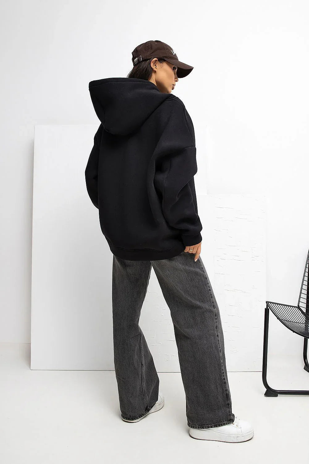 Women's Hoodie - Hooded With Oversized Fit
